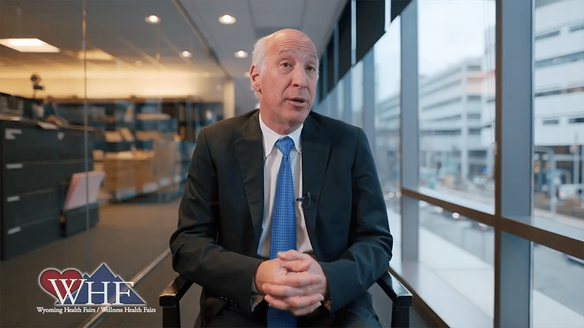 Dr. Richard Berger discusses easing knee arthritis during a Wyoming Health Fairs feature with Dr. John Barrasso.